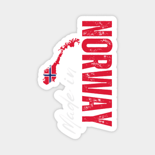 Proud norwegian, Norway flag Magnet