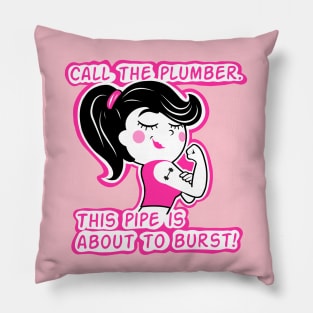 Barbell girl, gym girl, fitness girl, fitness Pillow