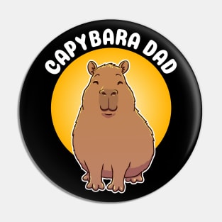 Cute Capybara Dad Pin