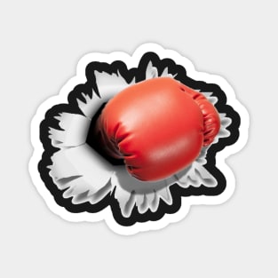 Boxing punch Magnet