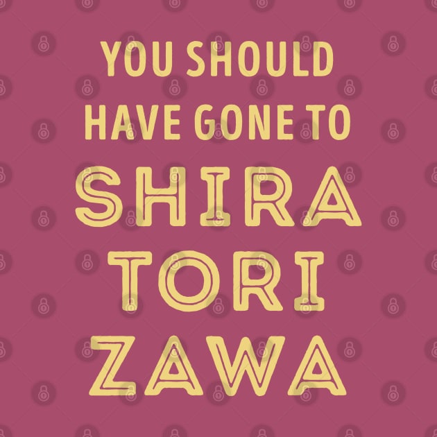 You should have gone to Shiratorizawa by Teeworthy Designs
