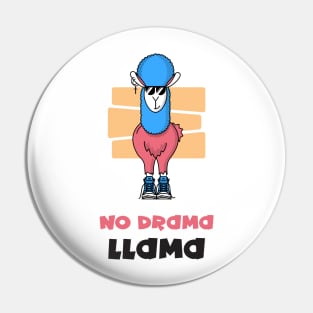 No drama llama Pin