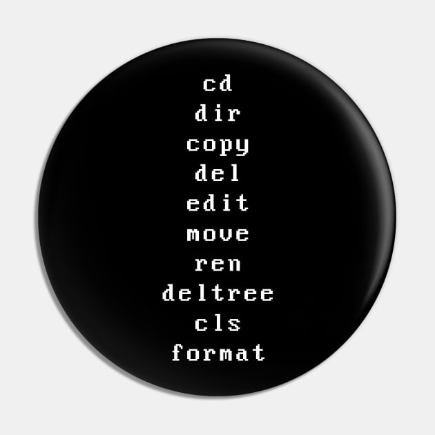 DOS commands Pin by wearmenimal