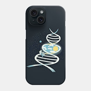 DNA Astronaut Science Window by Tobe Fonseca Phone Case