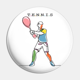 Tennis Sport Pin
