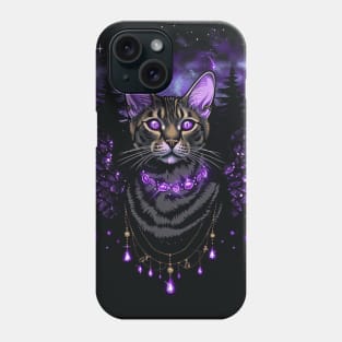 Bengal Cat With Wings Phone Case