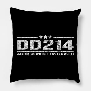 DD-214 Achievement Unlocked Pillow