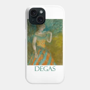 Singer in Green by Edgar Degas Phone Case