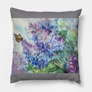 Lilac bouquet Pillow