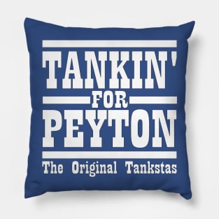 Vintage Colts Tanking for Peyton Manning Pillow