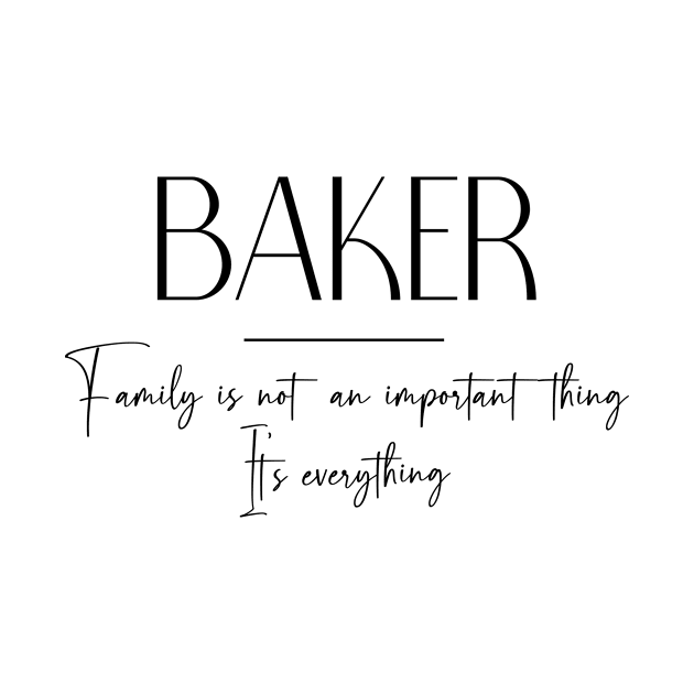 Baker Family, Baker Name, Baker Middle Name by Rashmicheal