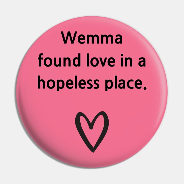 Glee/Wemma Pin by Said with wit