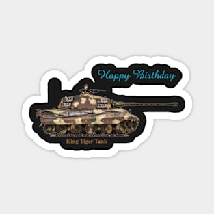King Tiger Tank Magnet