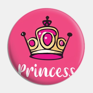 Royal Princess Crown Pin