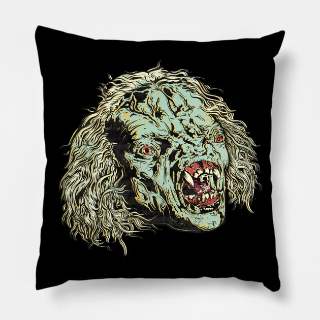 Funhouse Freak Color Pillow by BeeryMethod