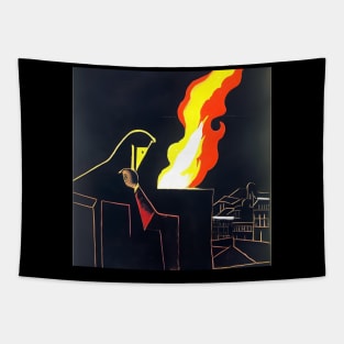 MARASM Let it Burn Print Tapestry