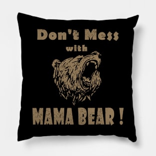 Angry Mama Bear Pillow