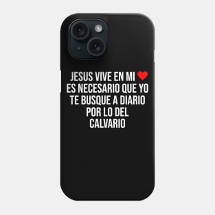 Jesus lives in my heart Phone Case