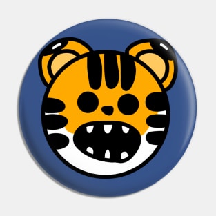 Tiger (Large Print) Pin