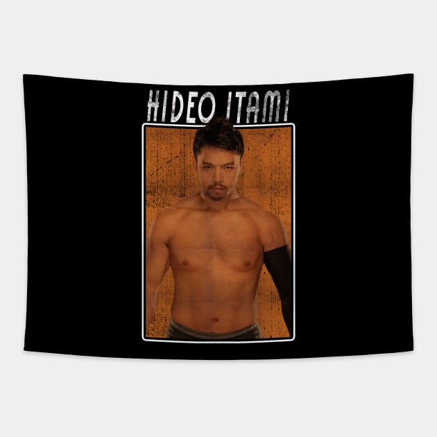 Vintage Wwe Hideo Tami Tapestry by The Gandol