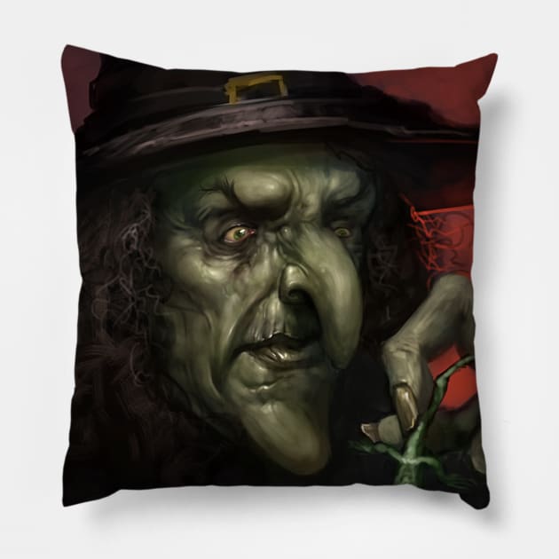 Witch Pillow by ChurchOfRobot