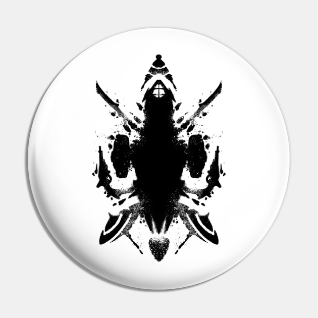 Firefly Inkblot Pin by victorsbeard