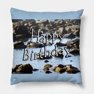 Birthday Ocean Pillow