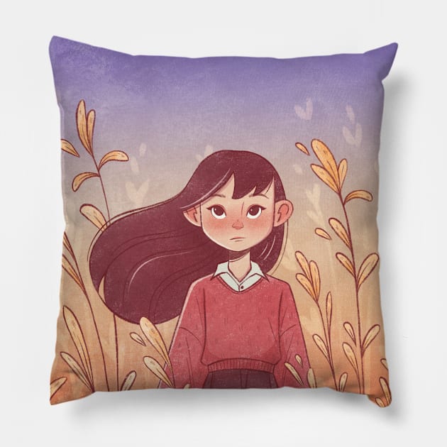 Fall vibes Pillow by dariko art