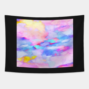 Pink Clouds Pattern Tapestry