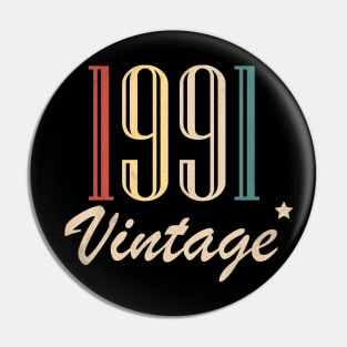 Vintage 1991 Pin