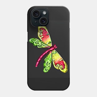 Colorful Dragonfly Phone Case