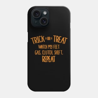 Trick or Treating for car people Phone Case