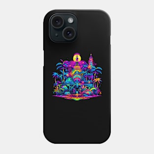 Neon Paradise Color Sunset Phone Case