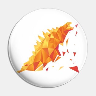 Godzilla Polygonal Pin