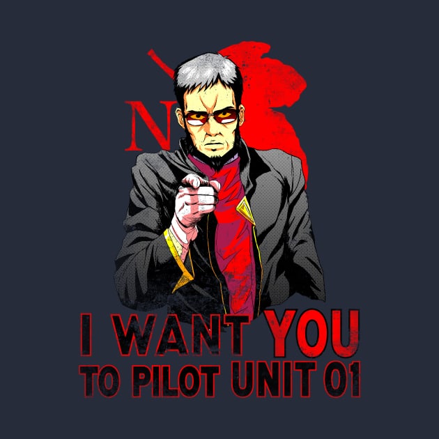 I want you to pilot unit 01 by CoinboxTees