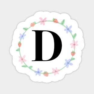 “ D” initial Magnet