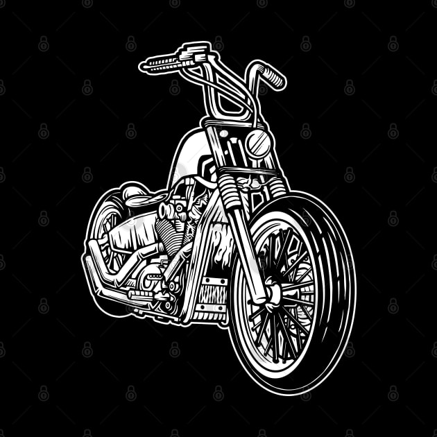 bobber style motorcycle by noorshine