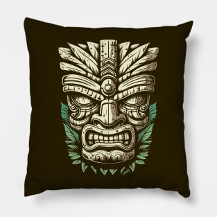 Ward Off Evil Spirits this Summer with this Tiki Mask Design by gnarly Pillow