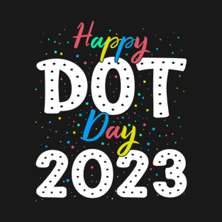 Happy International Dot Day 2023 Polka Dot Kids Toddler Boys T-Shirt