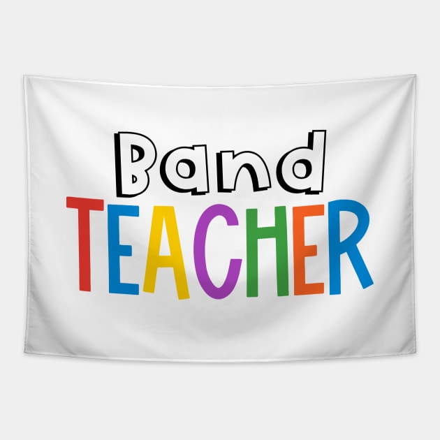Rainbow Band Teacher Tapestry by broadwaygurl18
