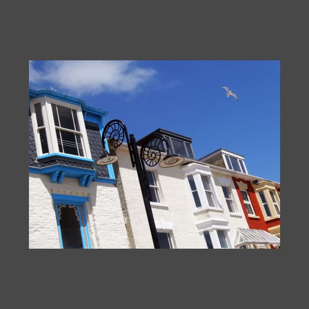 Lyme Regis, Seafront Buildings by JonDelorme