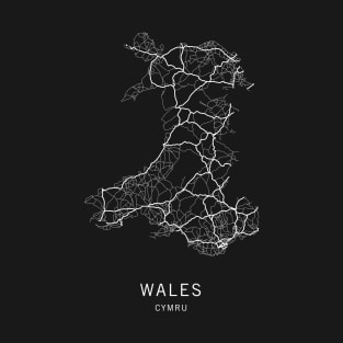 Wales Road Map T-Shirt
