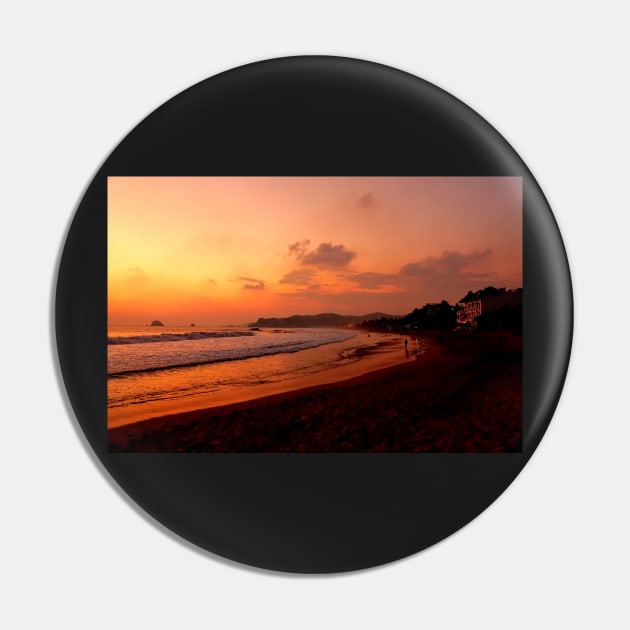 Coucher de soleil sur une plage au Mexique Pin by franck380