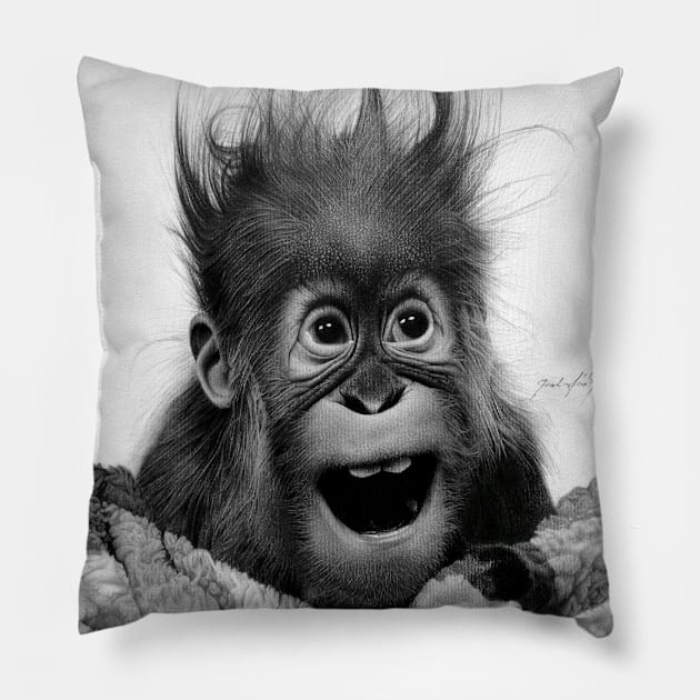 DON'T PANIC! 1 Pillow by MiroDesign