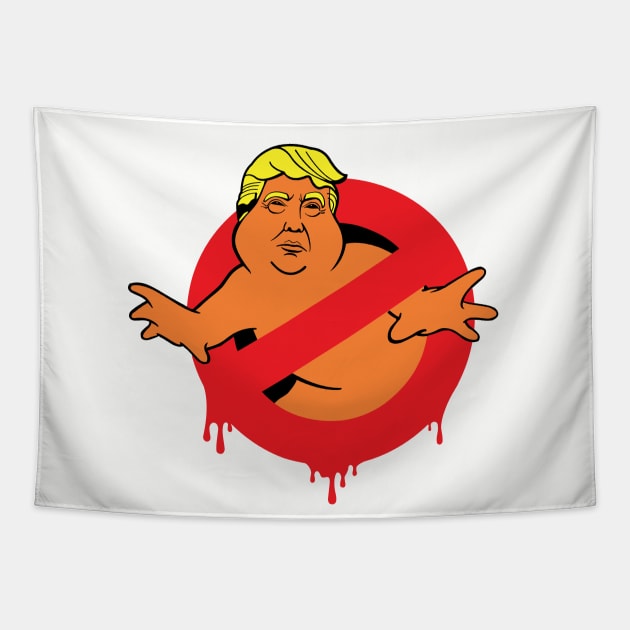 Trumpbusters Tapestry by Midnight Run Studio