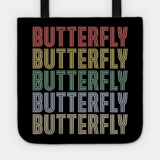 Retro Butterfly Tote