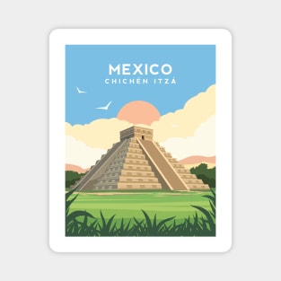 Mexico - Chichen Itza of Yucatan Peninsula Magnet