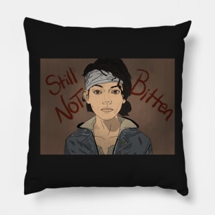 Still not bitten Pillow