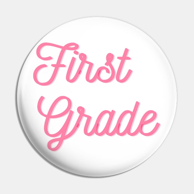 First Grade Pin by mdr design