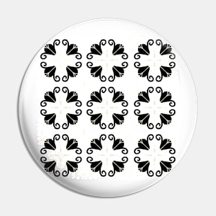 Intricate Flower Pattern Pin